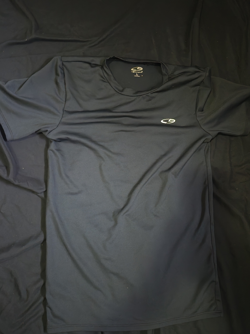 Champion black compression  t-shirt size xs #champion #athletic